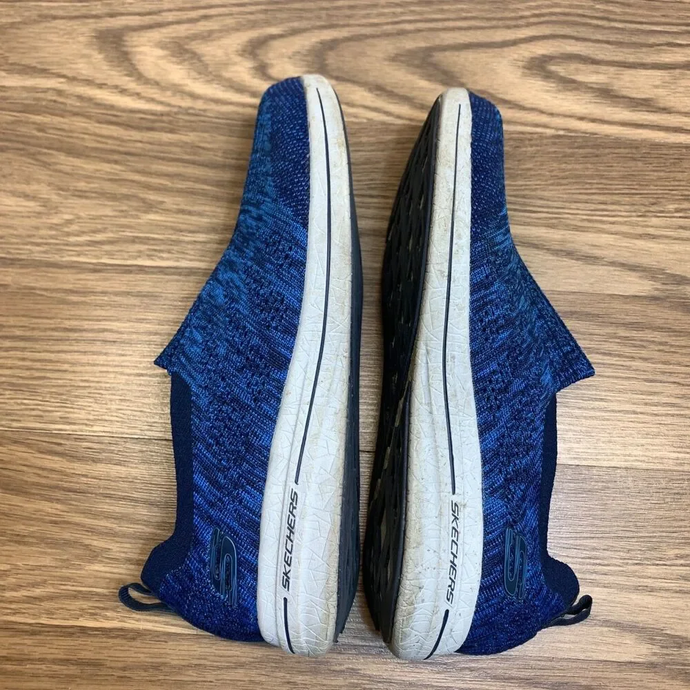 Skechers Burst 2.0 Mens Size 10 Shoes‎ Blue Slip On Comfort Walking Sneakers